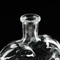 Ваза - бутылка декоративная для хранения мелочей &laquo;Сердце&raquo;, 12.5&times;6.5&times;19 см, без крышки