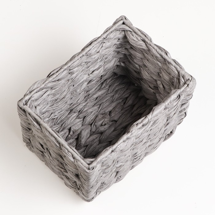 Корзина стеллажная Корзина стеллажная "Колос", 21х15х15 см, серый