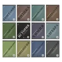 Комплект 12 предметных тетрадей 48 листов, справочная информация, 60гр, Классика