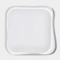 Форма для муссовых десертов и выпечки KONFINETTA &laquo;Квадро&raquo;, силикон, 18.5&times;5 см, белая