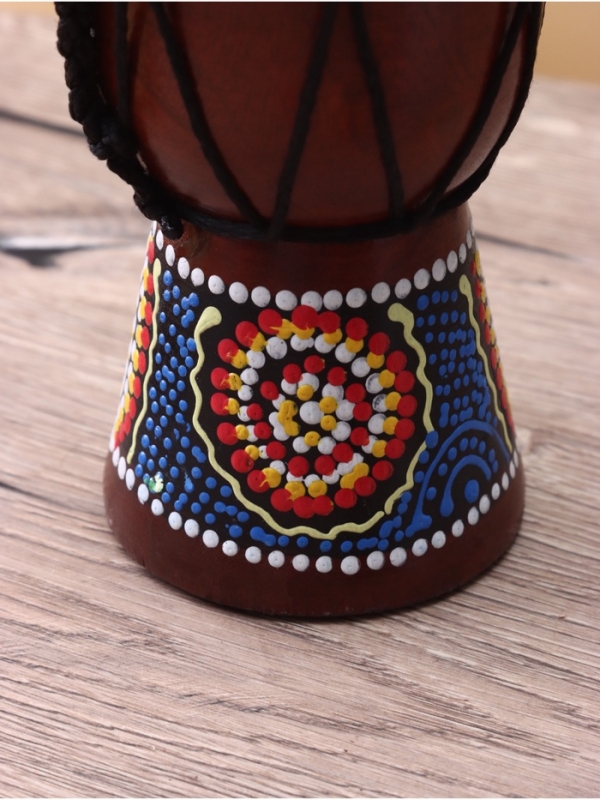 Сувенирный музыкальный инструмент Сувенирный музыкальный инструмент "Барабан Джембе" махагон, 8х8х15 см