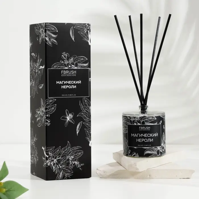 Диффузор ароматический BLACK AROMA HOME Диффузор ароматический BLACK AROMA HOME "Магический нероли", 100 мл