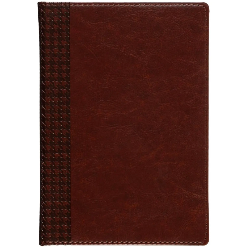 Ежедневник недатированный корич, тв.пер, 140х200, 160л, Lozanna AZ052/brown