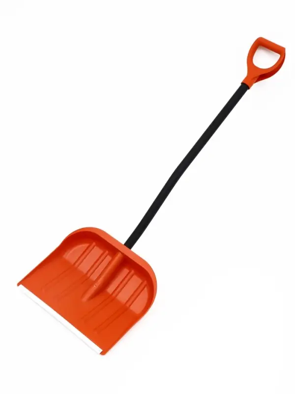 Лопата 410 х 360 мм, пластик, металлический черенок, оцинкованная планка Вьюга №4 Премиум