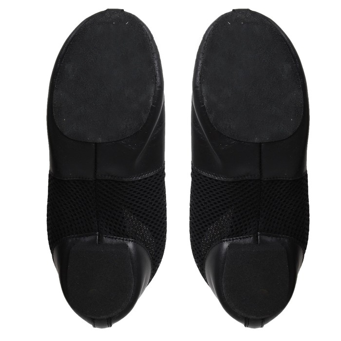 Джазовки «Спорт», натуральная кожа, с сеткой, длина по стельке 22 см, цвет чёрный Джазовки «Спорт», натуральная кожа, с сеткой, длина по стельке 22 см, цвет чёрный