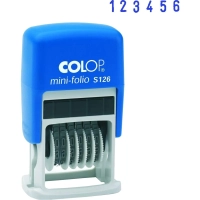 Нумератор мини 6-и раз.высота шрифта 3,8мм S126 (аналог 4836)Colop