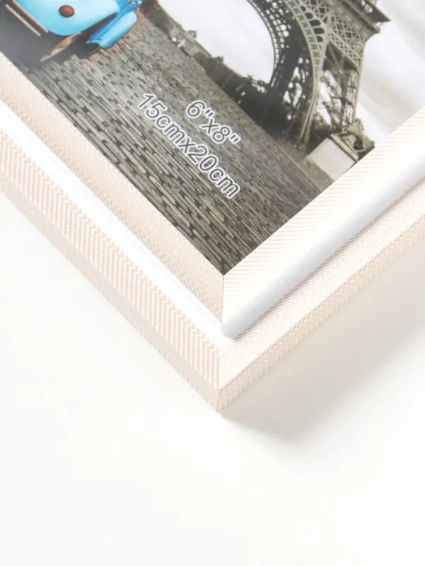 Фоторамка пластик 15х20 см "Остин" бело-бежевый 23,5х18,5х1,5 см