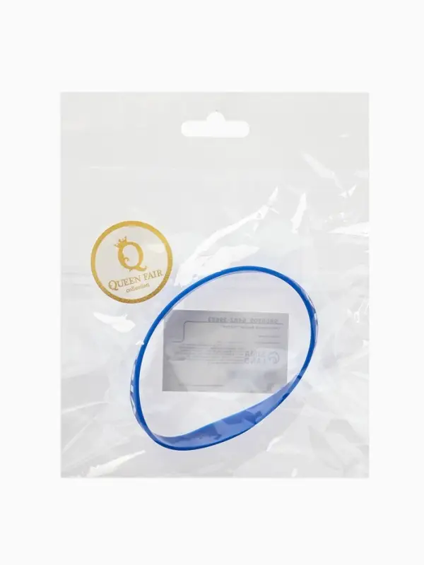 Силиконовый браслет &laquo;РОССИЯ&raquo;, синий