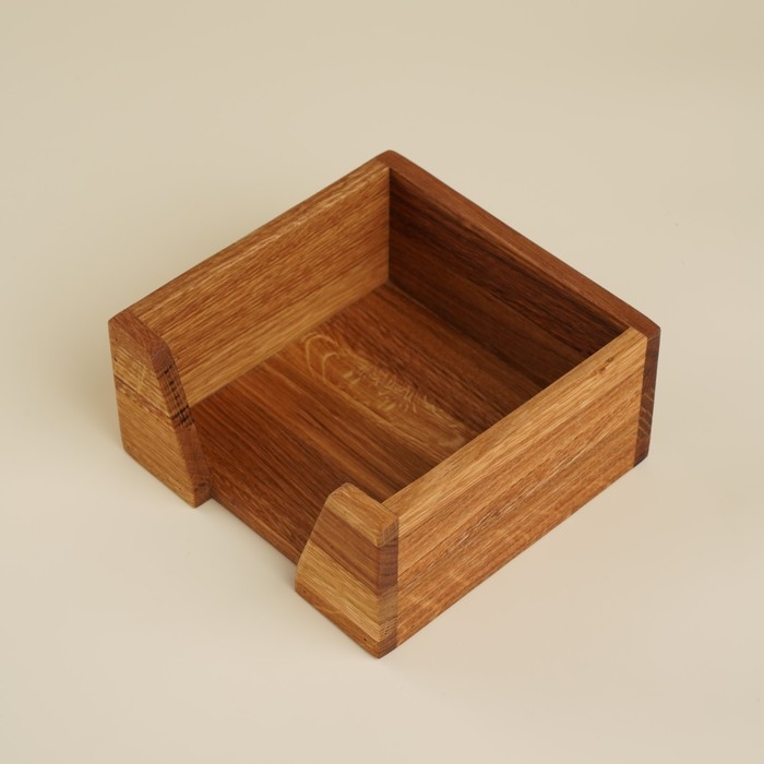 Салфетница из дуба Sima-Land Home, 14,5×14,5×7 см Салфетница из дуба Sima-Land Home, 14,5×14,5×7 см