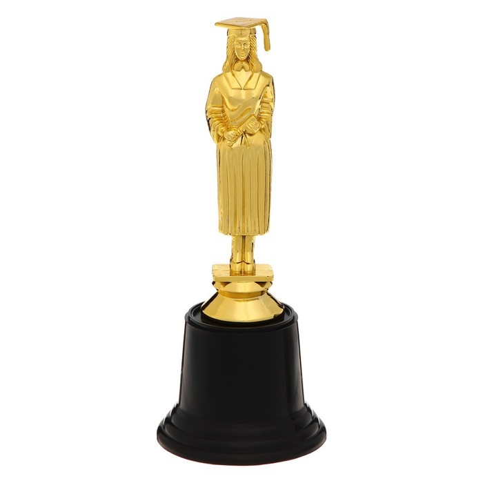 Фигура под нанесение на Выпускной «Выпускница», пластик, высота 17,5 см Фигура под нанесение на Выпускной «Выпускница», пластик, высота 17,5 см