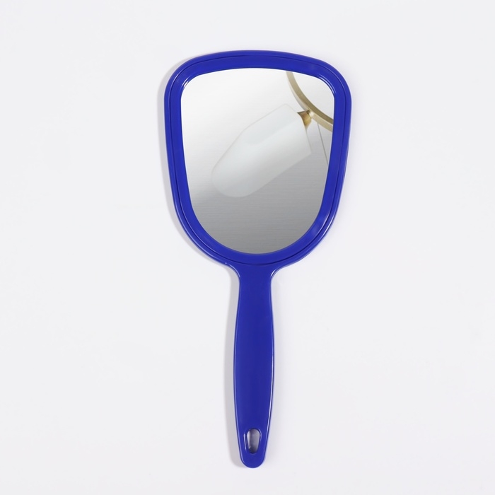 Зеркало с ручкой, зеркальная поверхность 9,5 × 10 см, цвет МИКС Зеркало с ручкой, зеркальная поверхность 9,5 × 10 см, цвет МИКС