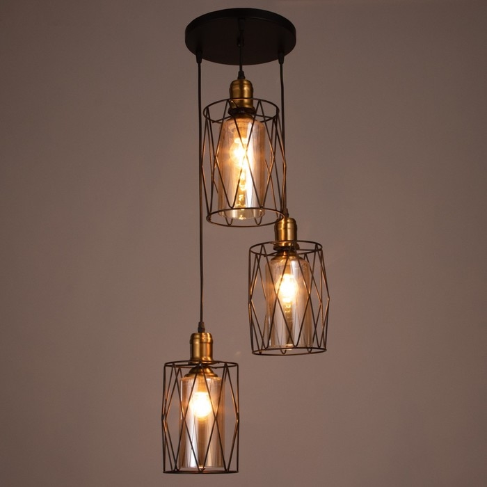 Светильник BayerLux 2101/3BK E27 40Вт черный Светильник BayerLux 2101/3BK E27 40Вт черный