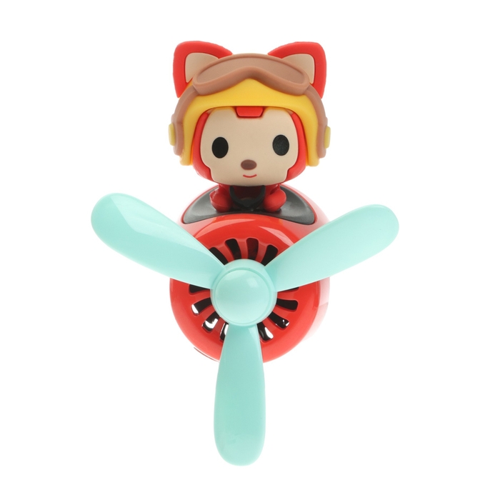 Ароматизатор Котик пилот, 2 аромата, красный Ароматизатор Котик пилот, 2 аромата, красный