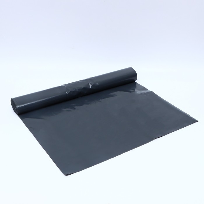 Мешки для мусора в рулоне  Мешки для мусора в рулоне "UpakLand" 240 л, черные, ПВД, толщина 60 мкм, 10 шт