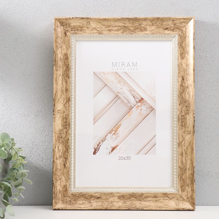 Фоторамка пластик Фоторамка пластик "МИРАМ" 20х30 см, 674453-8, (пластиковый экран)