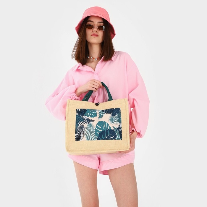Сумка женская пляжная «Тропики», 35х30х14 см Сумка женская пляжная «Тропики», 35х30х14 см