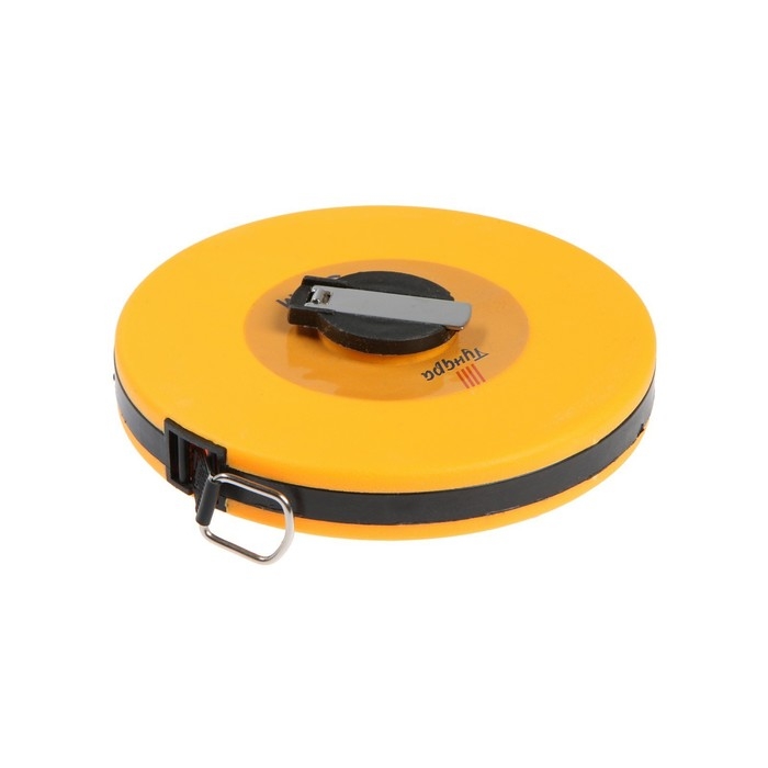 Рулетка геодезическая ТУНДРА, фиберглассовая лента, закрытый корпус, 30 м х 13 мм Рулетка геодезическая ТУНДРА, фиберглассовая лента, закрытый корпус, 30 м х 13 мм