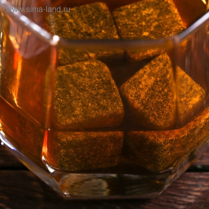 Камни для виски «Настоящему мужику», 9 шт. Камни для виски «Настоящему мужику», 9 шт.