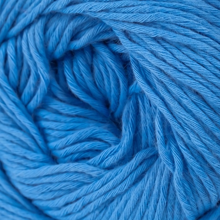 Пряжа Пряжа "Bouquet Unicolor" 100% хлопок 200м/100г (3223 голубой)
