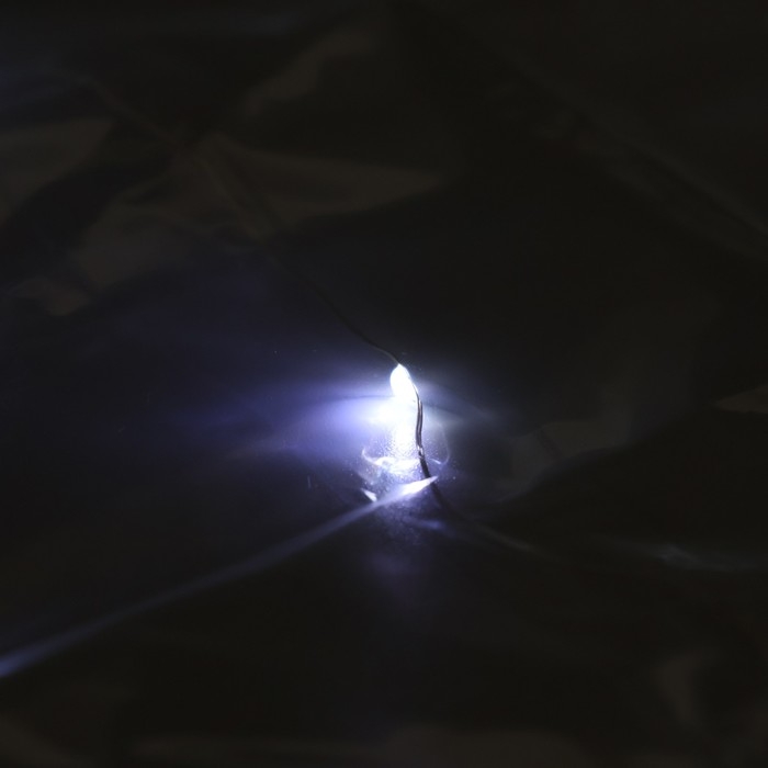 Плёнка упаковочная с гирляндой «Холодный белый», 60 х 60 см Плёнка упаковочная с гирляндой «Холодный белый», 60 х 60 см