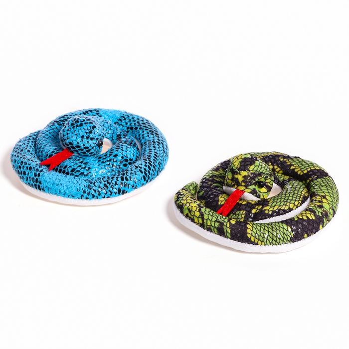 Новый год. Мягкая игрушка в шоубоксе «Змея»