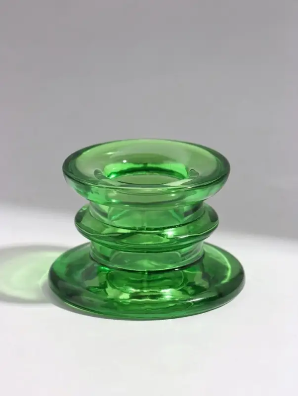 Подсвечник стеклянный &laquo;Бен&raquo;, 5.5&times;5.5&times;3.5 см, d=2.2 см
