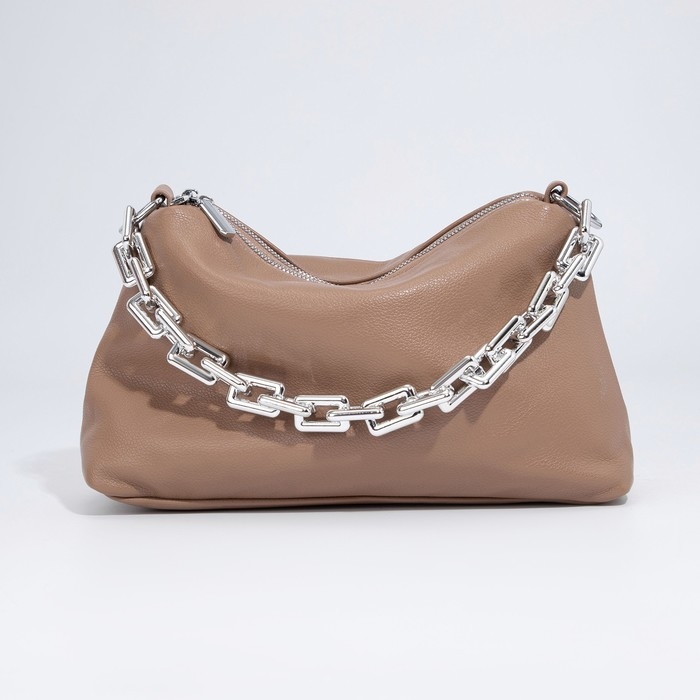 Сумка кросс-боди на молнии, цвет бежевый Сумка кросс-боди на молнии, цвет бежевый