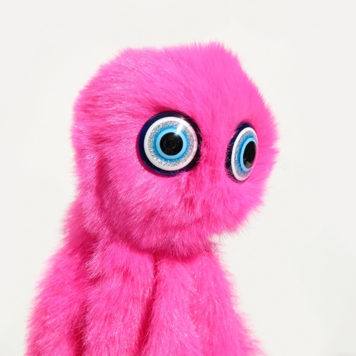 Игрушка для кошек  Игрушка для кошек "Осьминожек" из искусственного меха , до 19 см, фуксия