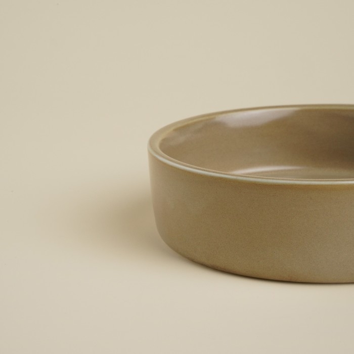 Кокотница фарфоровая SL Home «Песчаный бриз», 17×13,3 см, цвет бежевый Кокотница фарфоровая SL Home «Песчаный бриз», 17×13,3 см, цвет бежевый