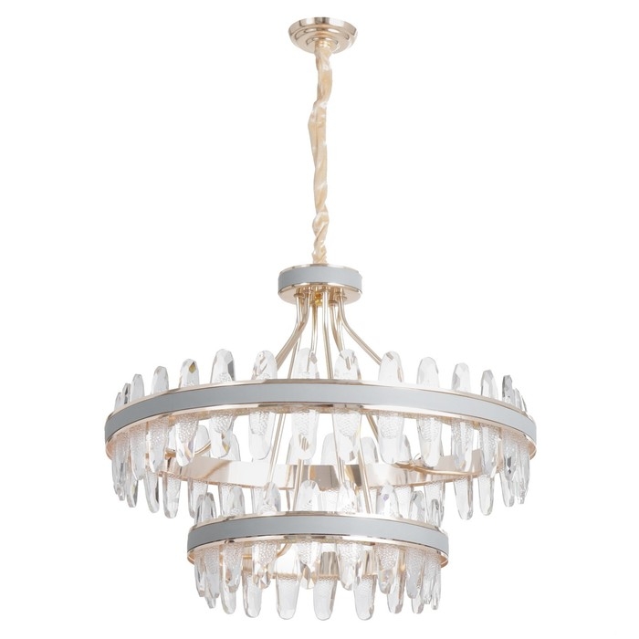 Люстра Люстра "Алиссия" LED 160Вт 3 режима золото 73,5х73,5х62 см BayerLux