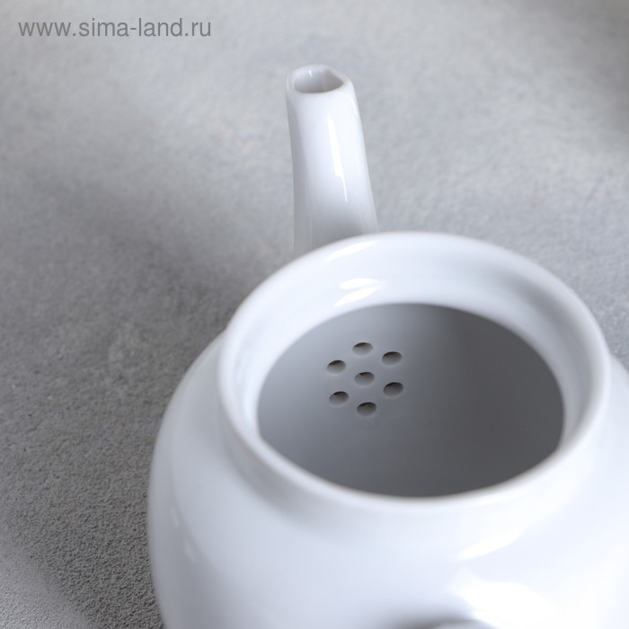 Чайник «Янтарь», 350 мл, цвет белый Чайник «Янтарь», 350 мл, цвет белый