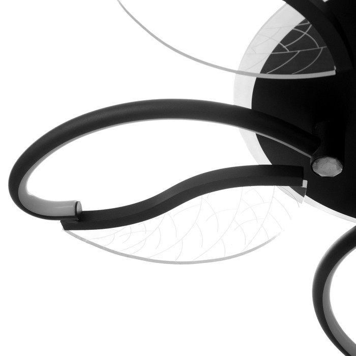 Люстра Люстра "Астрид" 5хLED 110Вт 3000-6000К RGB черный 65х65х8см