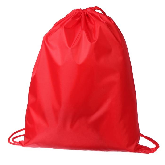 Мешок для обуви 420 х 340 мм, Calligrata  Мешок для обуви 420 х 340 мм, Calligrata "Стандарт", (мягкий полиэстер, плотность 210 D), красный