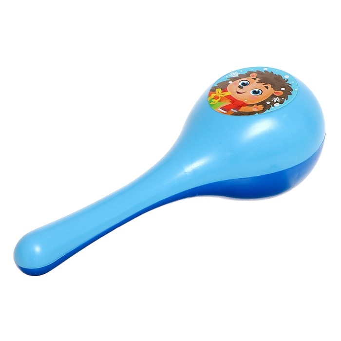 Набор музыкальных инструментов «С Новым годом», звук, свет, цвет синий Набор музыкальных инструментов «С Новым годом», звук, свет, цвет синий