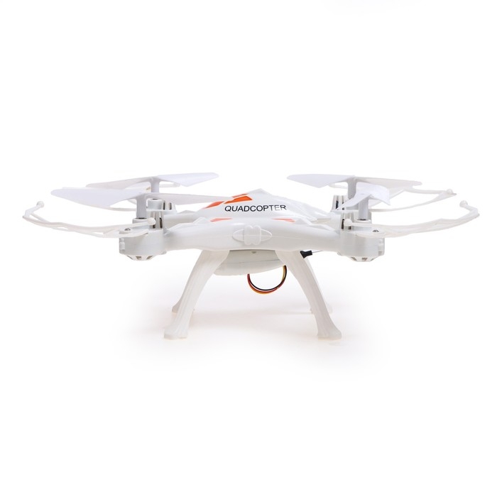 Квадрокоптер LH-X16WF, камера, передача изображения на смартфон, Wi-FI, цвет белый Квадрокоптер LH-X16WF, камера, передача изображения на смартфон, Wi-FI, цвет белый