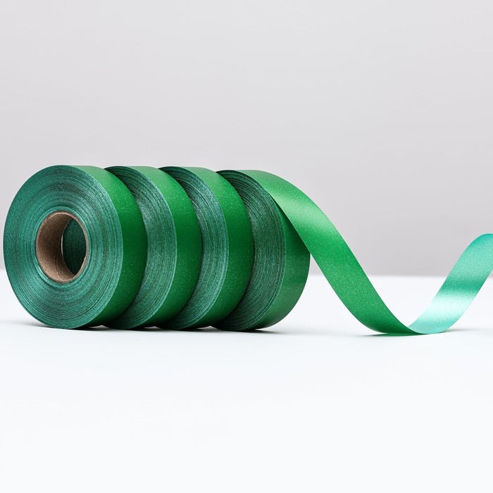 Лента полипропиленовая Лента полипропиленовая "Matte" для декора и подарков, зелёная, 2 см х 50 м