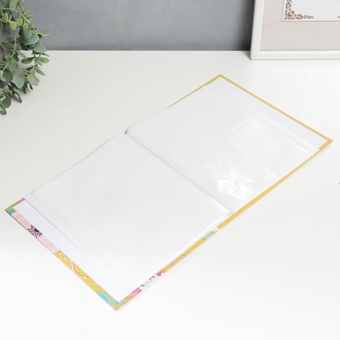 Фотоальбом на 80 фото 10х15 см 3D Фотоальбом на 80 фото 10х15 см 3D "Цветы и бабочки из бумаги" в коробке МИКС 23х5,5х19 см