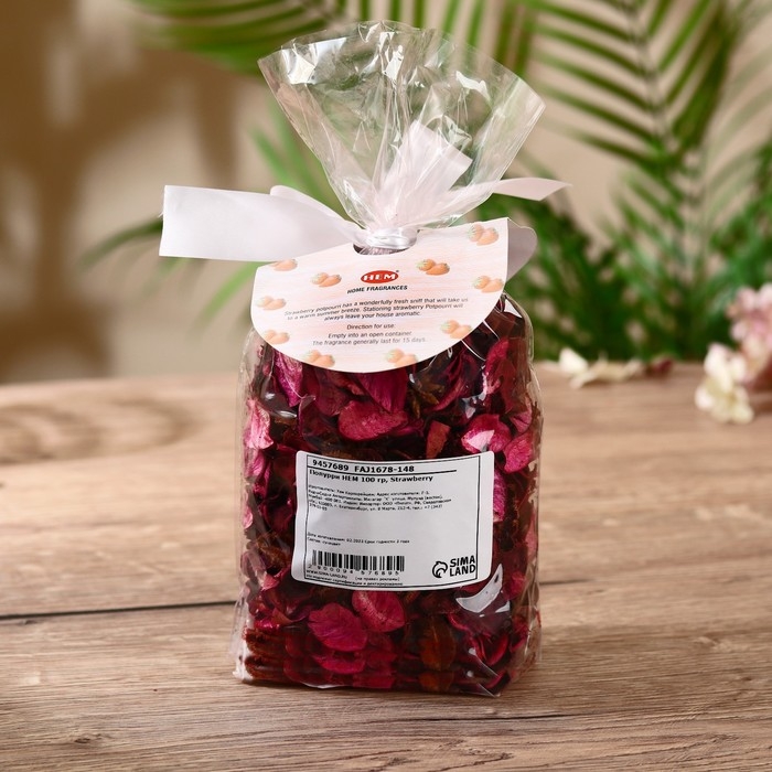 Попурри HEM 100 гр, клубника Попурри HEM 100 гр, клубника