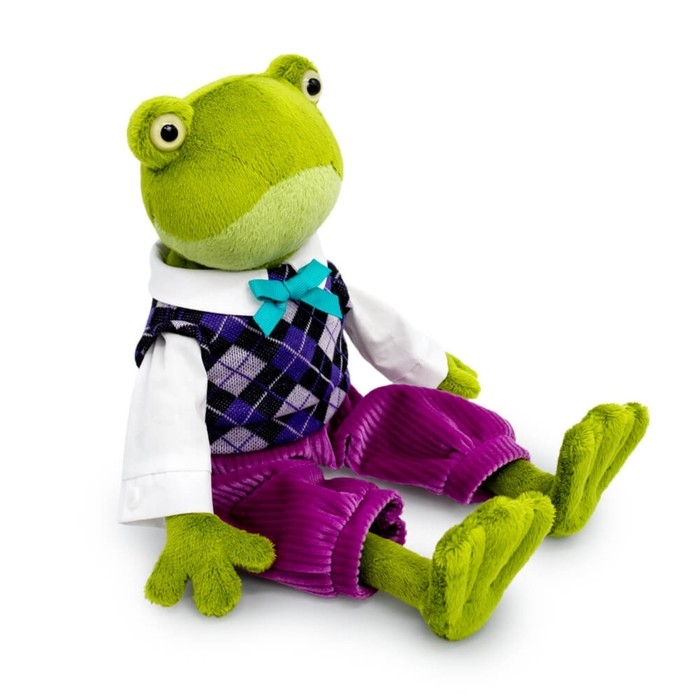 Мягкая игрушка «Жорик Кваковский», в комплекте с жаккардовым жилетом, 16 см Мягкая игрушка «Жорик Кваковский», в комплекте с жаккардовым жилетом, 16 см