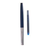 Ручка перьевая Parker Jotter Core F63 Royal Blue CT M, корпус из нержавеющей стали