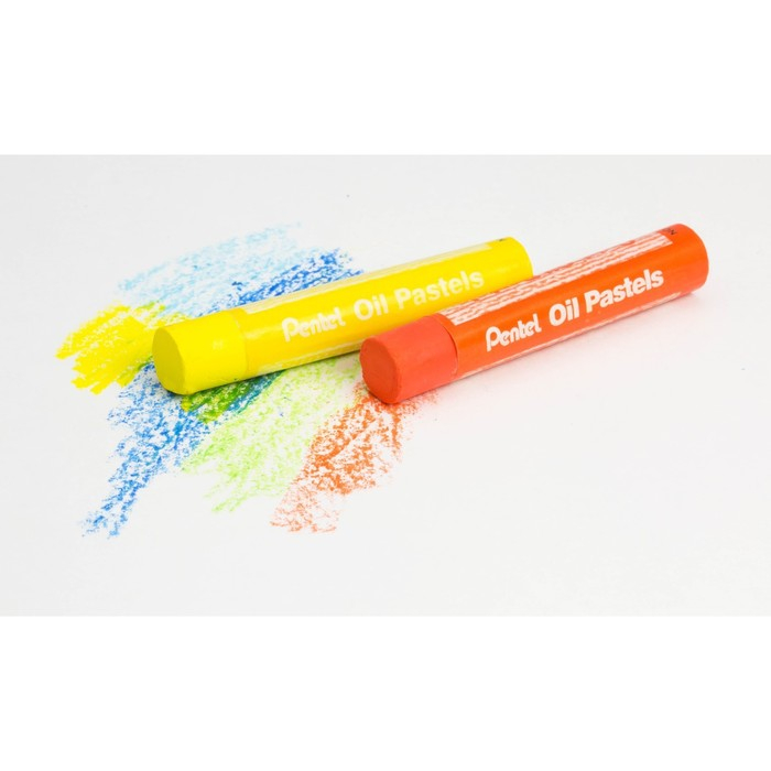 Пастель масляная, 50 цветов, Pentel, 8/60мм, в картоне Пастель масляная, 50 цветов, Pentel, 8/60мм, в картоне