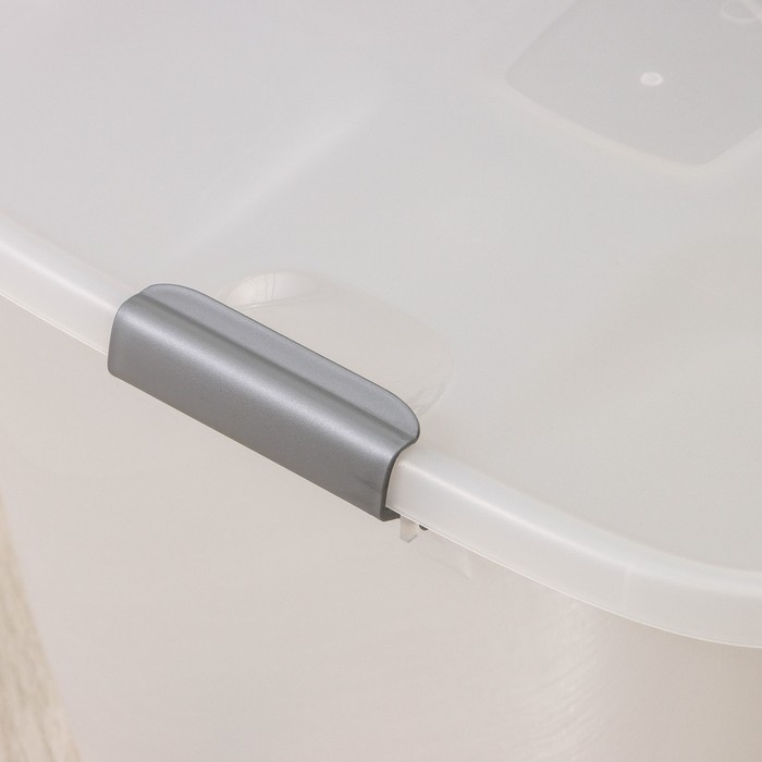 Бокс универсальный, на колёсиках, 46 л, 60×40×29 см, цвет МИКС Бокс универсальный, на колёсиках, 46 л, 60×40×29 см, цвет МИКС