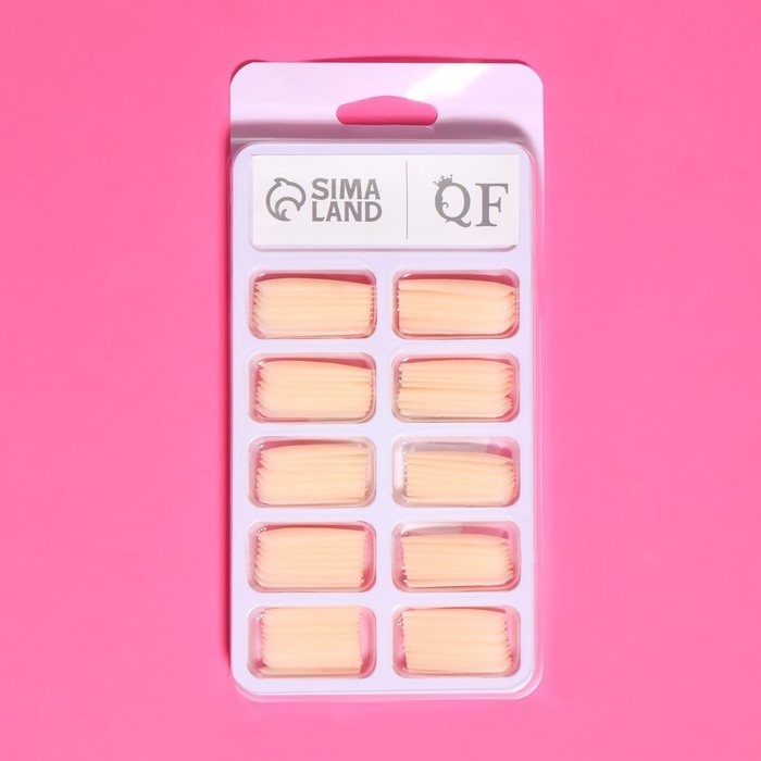 Накладные ногти «Base», 100 шт, в контейнере, цвет бежевый Накладные ногти «Base», 100 шт, в контейнере, цвет бежевый