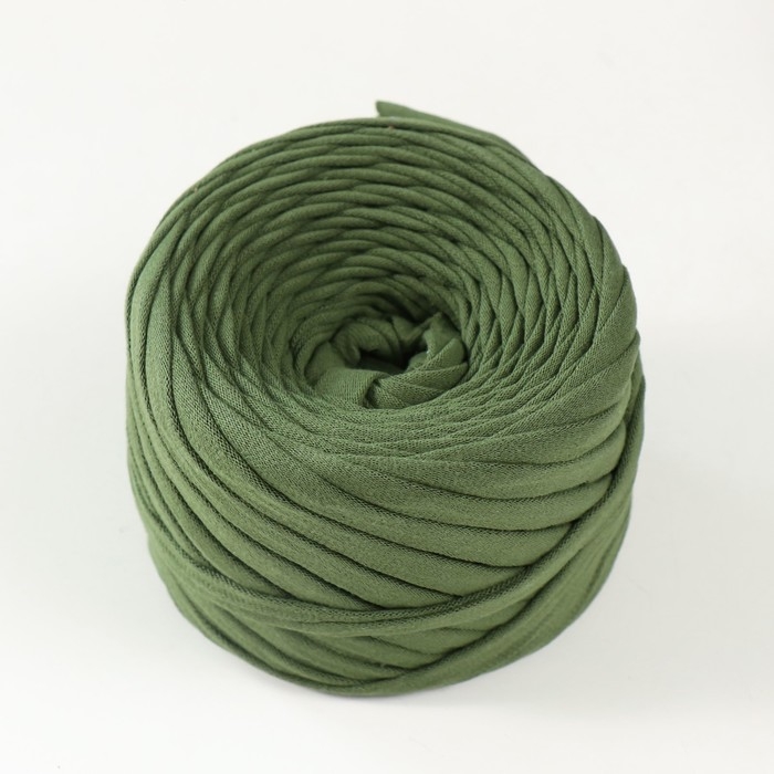 Трикотажная пряжа набор №12,4х30 м/100 гр,ширина 7-9 мм (серо-голуб,джинс,олива,свет олива) Трикотажная пряжа набор №12,4х30 м/100 гр,ширина 7-9 мм (серо-голуб,джинс,олива,свет олива)