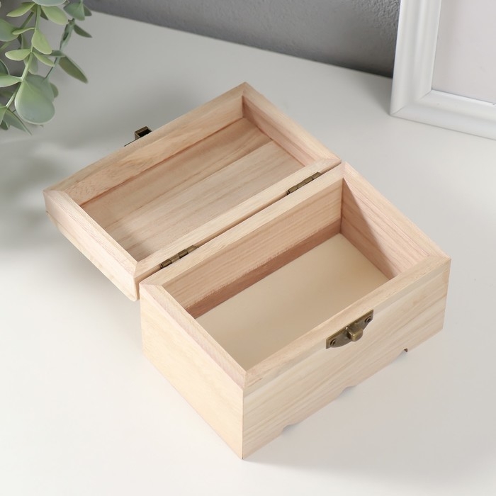 Шкатулка дерево под роспись 7,5х7,5х12 см Шкатулка дерево под роспись 7,5х7,5х12 см