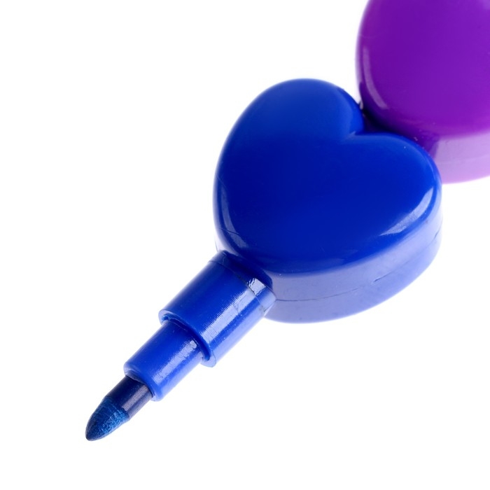 Восковой карандаш «Сердечко», набор 8 цветов Восковой карандаш «Сердечко», набор 8 цветов