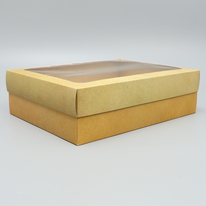 Коробка подарочная, упаковка, «Под крафт», 32 х 24 х 9 см