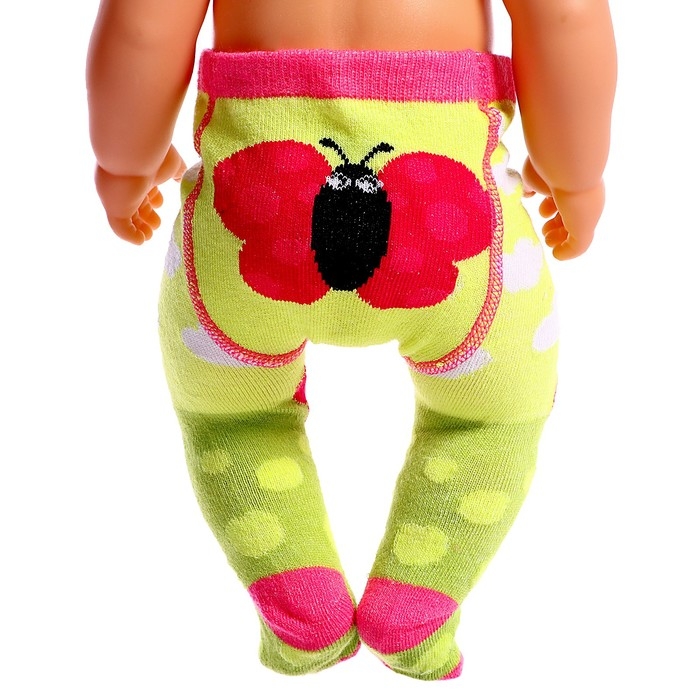 Одежда для пупса «Бабочка», колготки с носочками Одежда для пупса «Бабочка», колготки с носочками