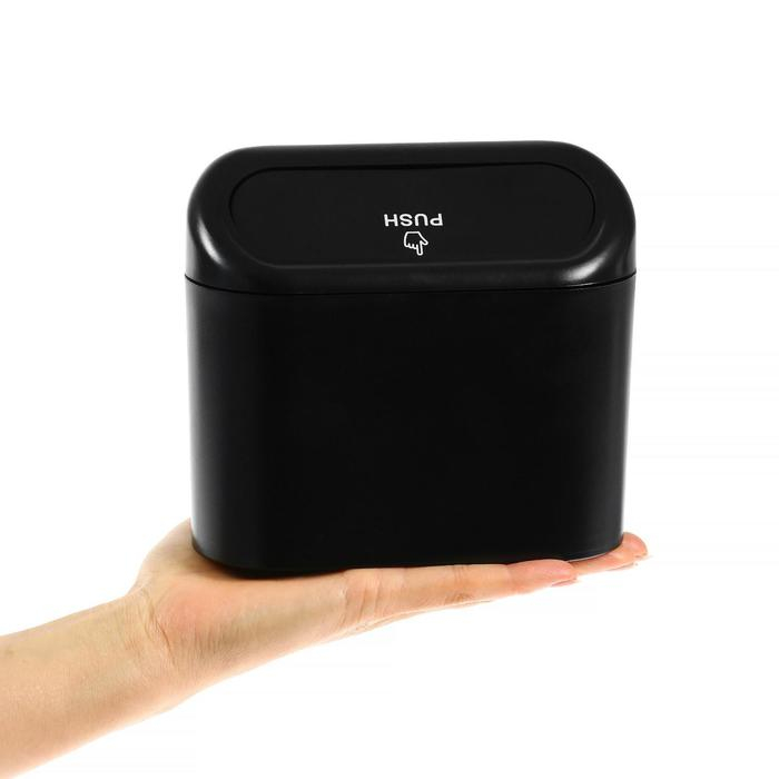 Карман-органайзер для мелочей, внутрисалонный, крепление на дверь, черный Карман-органайзер для мелочей, внутрисалонный, крепление на дверь, черный