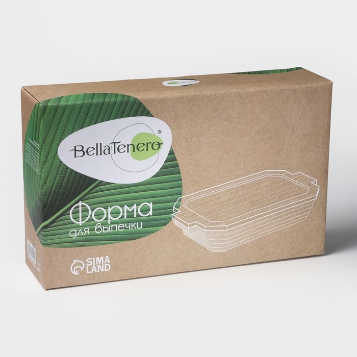 Форма для выпечки из жаропрочной керамики BellaTenero, 31×19×7,5 см, цвет белый Форма для выпечки из жаропрочной керамики BellaTenero, 31×19×7,5 см, цвет белый